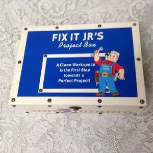 Fix It Jrs. Project Tool Box with Tools 12in x 8.5in x 3.75in
